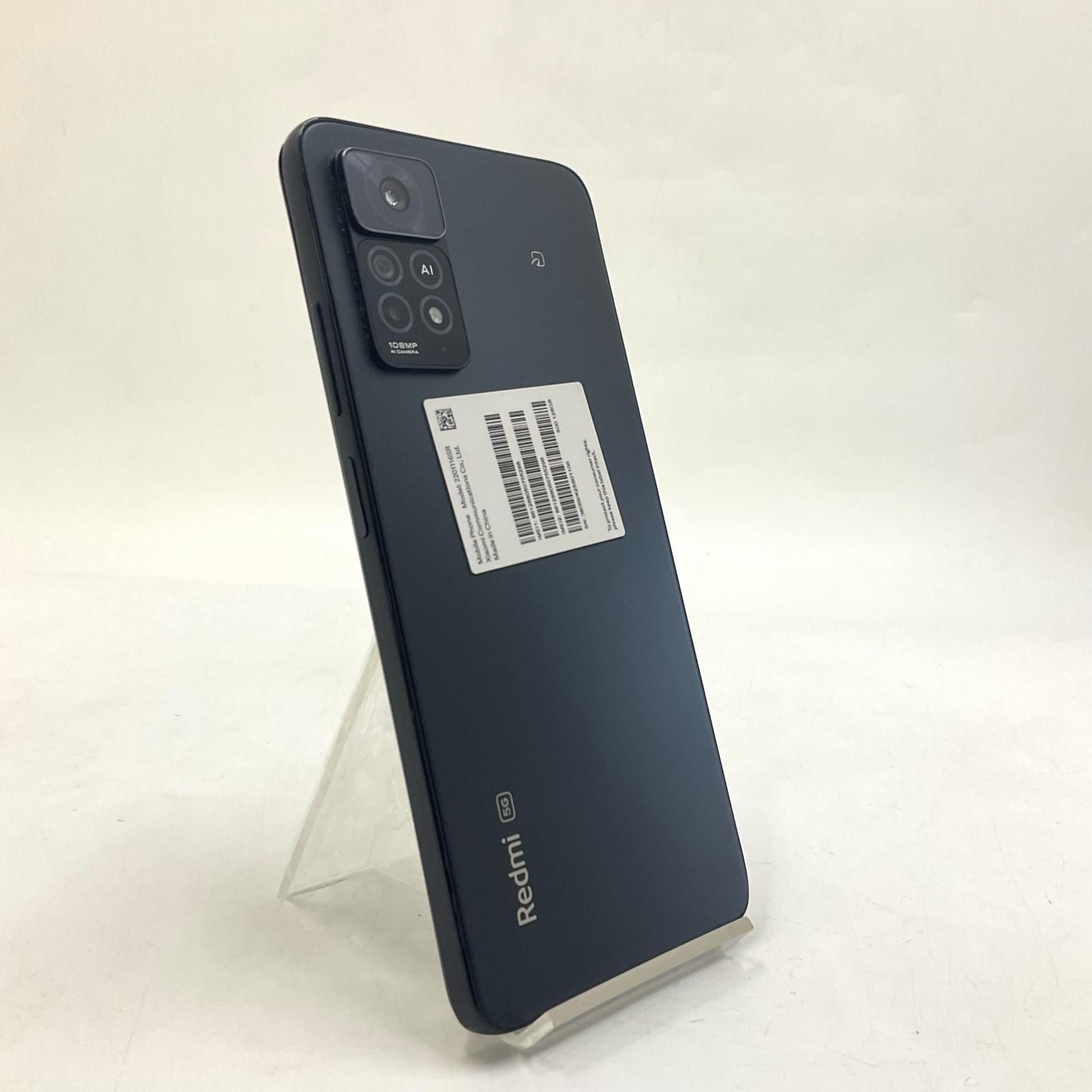 【全額返金保証】【最速発送】Xiaomi Redmi Note 11 Pro 5G 128GB グラファイトグレー SIMフリー 2201116SR 白ロム 美品 動作確認済