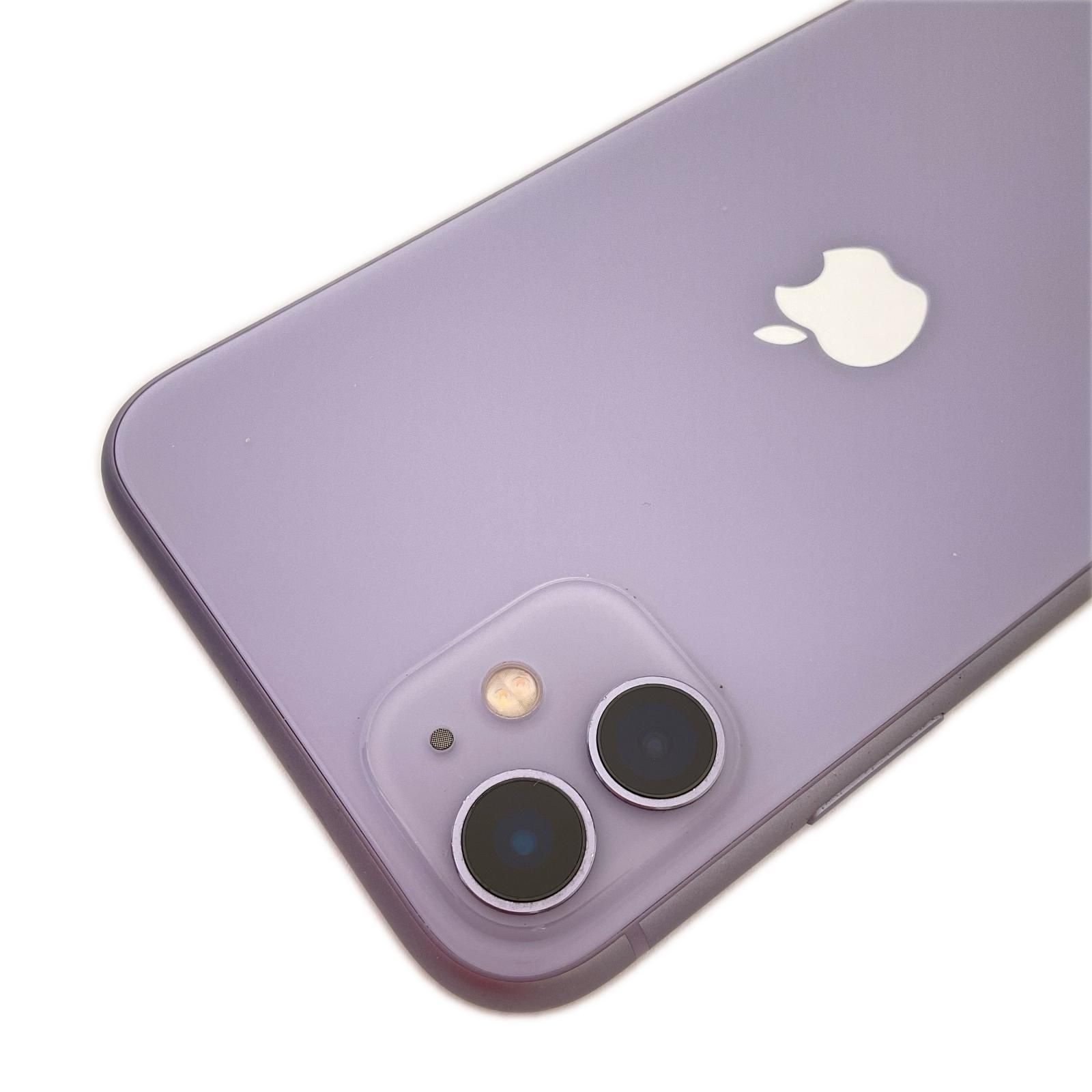 iPhone 11 128GB パープル SIMフリー 動作確認済 - メルカリ