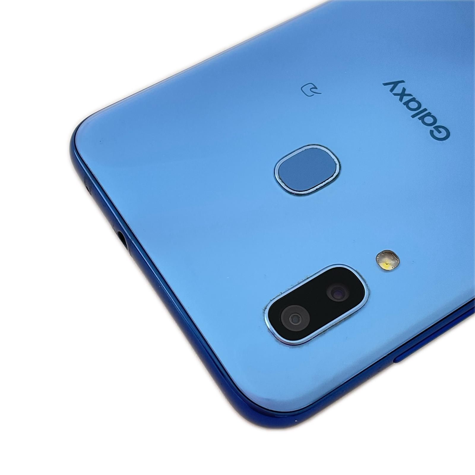 最速発送】SAMSUNG Galaxy A30 64GB ブルー au SCV43 白ロム【難有