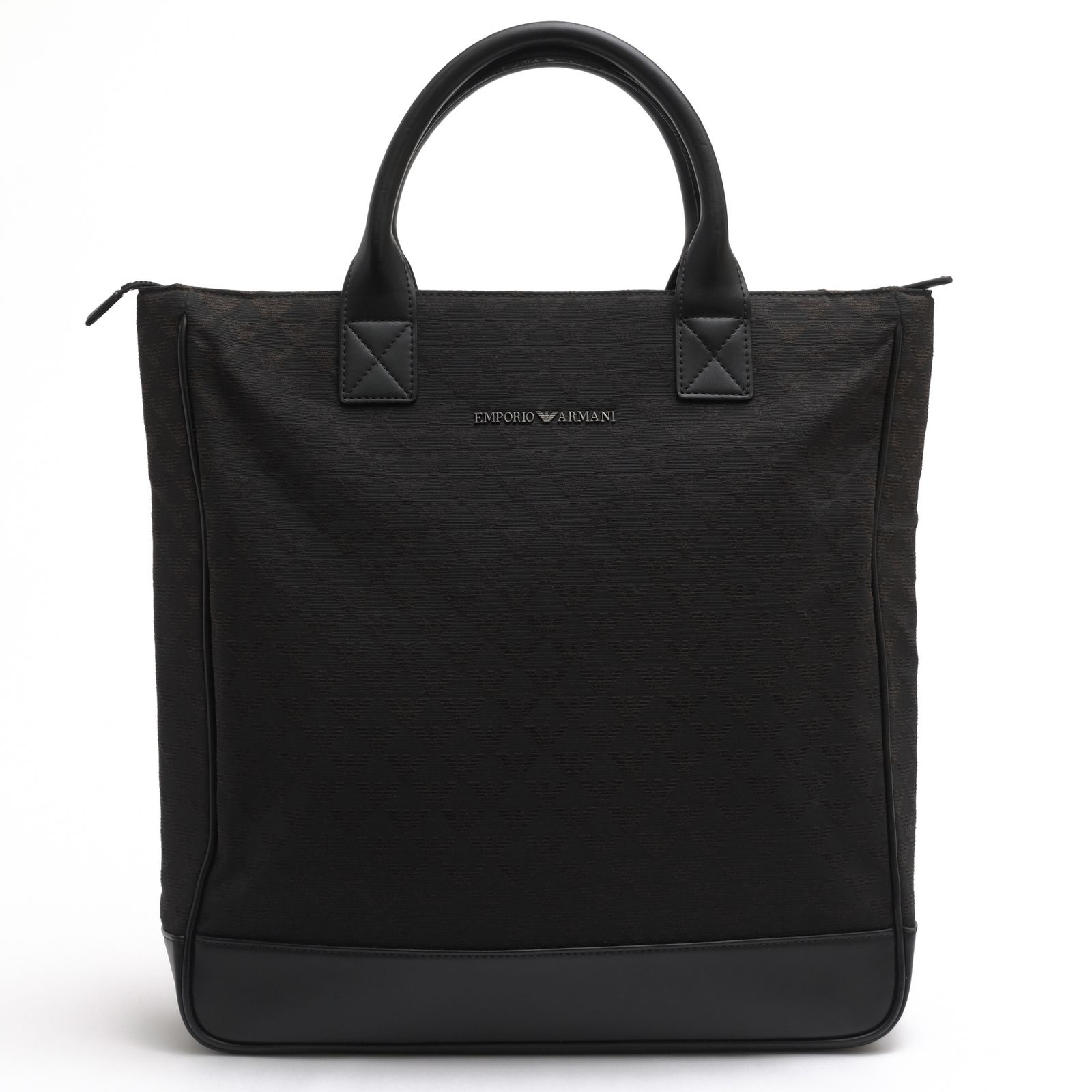 アルマーニ／EMPORIO ARMANI バッグ トートバッグ 鞄 ハンドバッグ メンズ 男性 男性用 ポリエステル ブラック 黒 Y4N134 Y022V 81336 Nylon Tote Bag With All Over Jacquard Eagle
