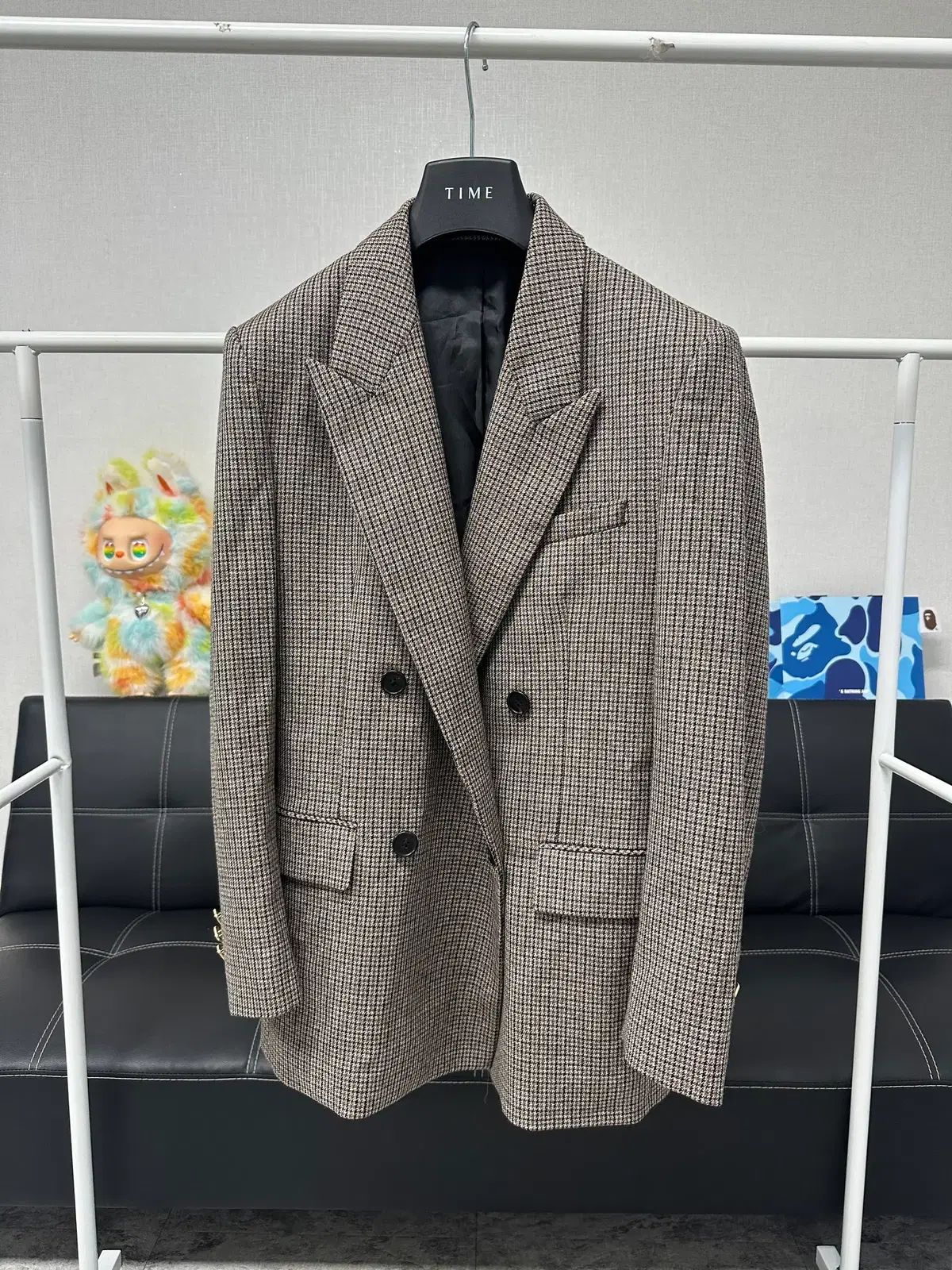 (サイズ95)SYSTEM homme システムオム - CHECK ダブル ウール ジャケット