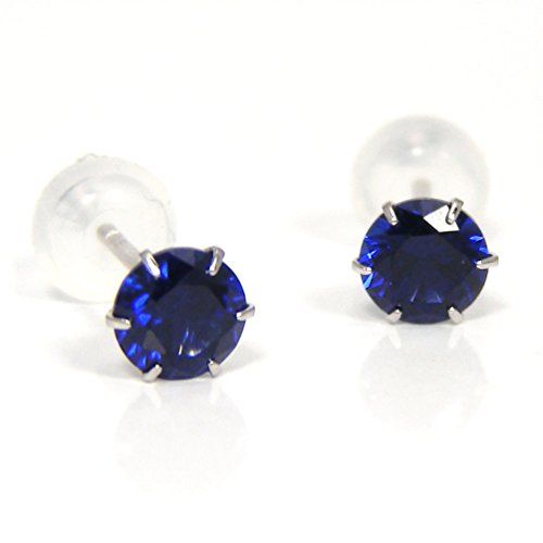 シンセチック ホワイト ゴールド K10 10金 10K ピアス レディースpms a4ceb594