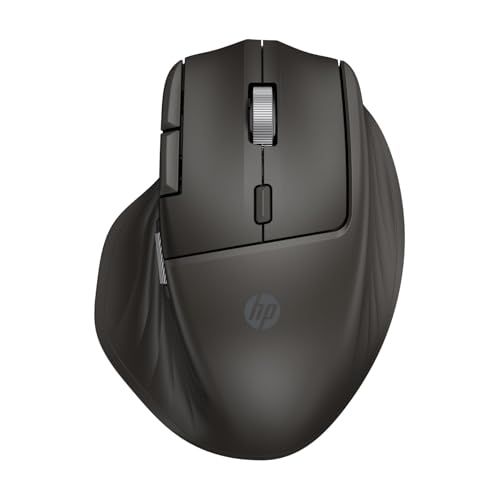 HP 超高速スクロール ワイヤレス マウス HP 780M サイドホイール搭載 電池不要 3分急速充電 6つのカスタマイズボタン 最大3台接続 エルゴノミクス 6000dpi 無線 Bluetooth 2.4GHz USBドングル (B8YX3AA#UUF)