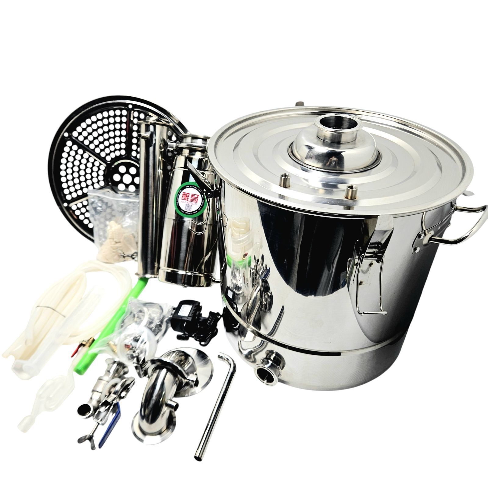 【現状品】未使用保管品 NIANGGE 30L ステンレス蒸留器 蒸留装置 動作未確認