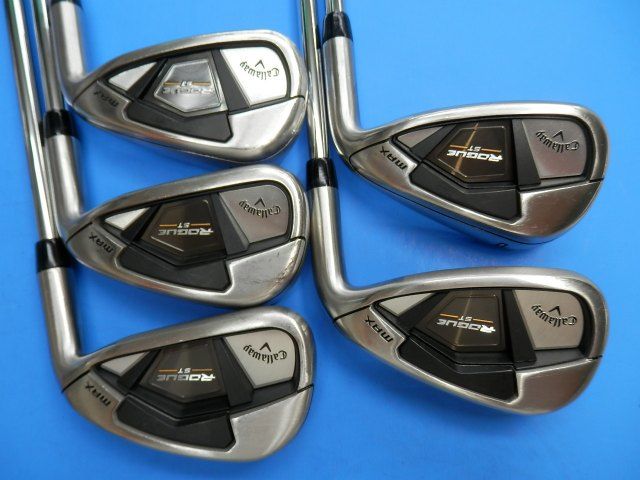 アイアンセット 即決 Ｃ７４ 中古美品 キャロウェイ ローグ ＳＴ ＭＡＸ　トゥルーテンパー ＸＰ （Ｓ３００） ６‐９Ｉ・Ｐ[5832]即発送