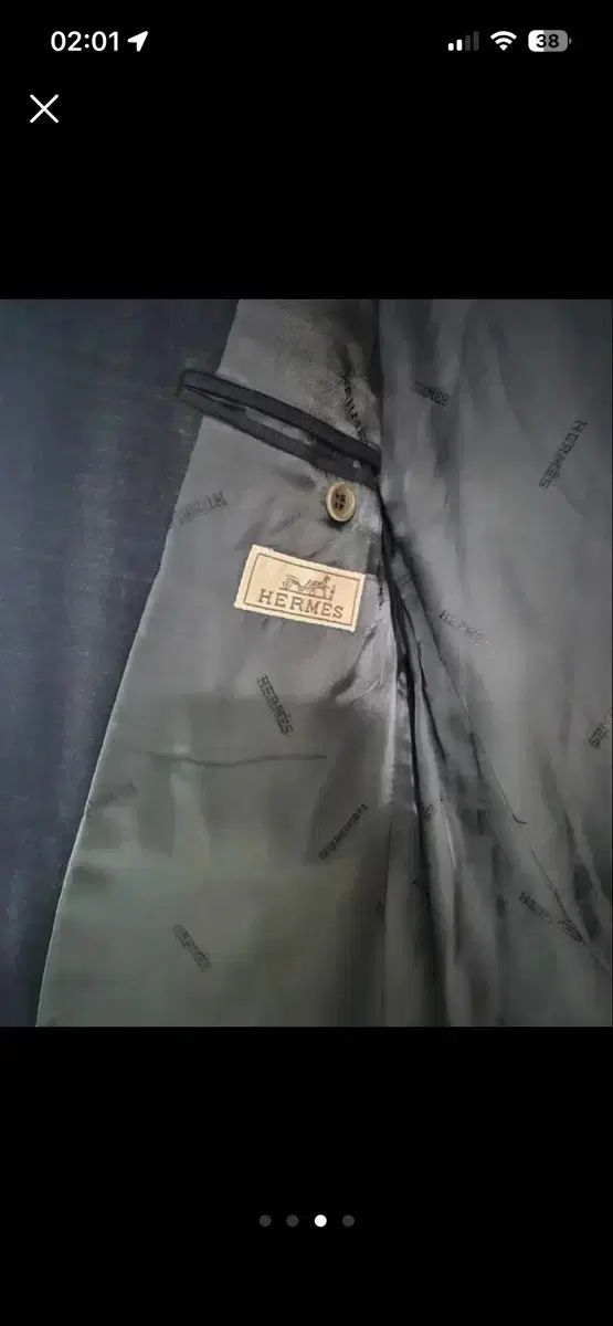 エルメス グレー スーツ セットアップ
