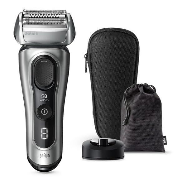 BRAUN 8517S-V マットシルバー シリーズ8 [メンズシェーバー (往復式・充電式)]