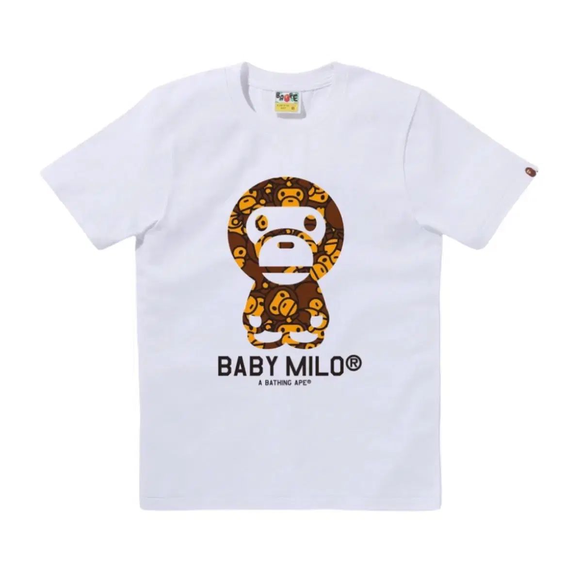 A BATHING APE オール ベイビー マイロ Tシャツ 白