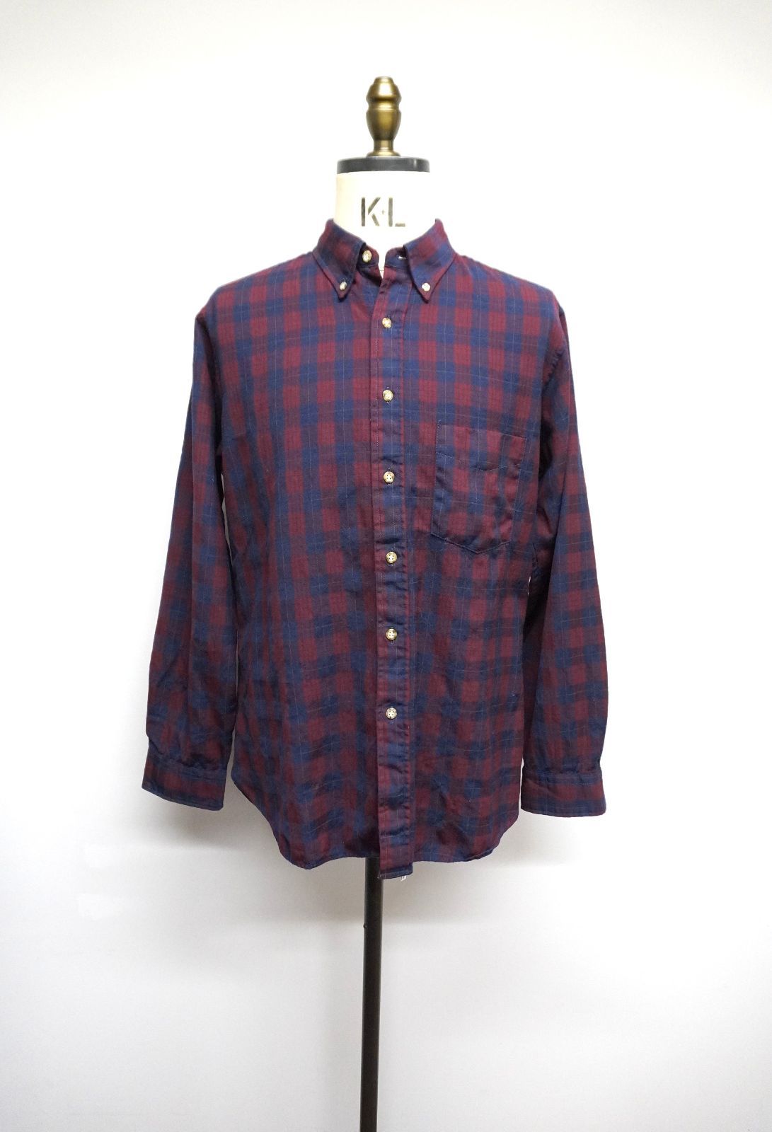 ◆PENDLETON 長袖 ネルシャツ ボタンダウン チェック柄 70S