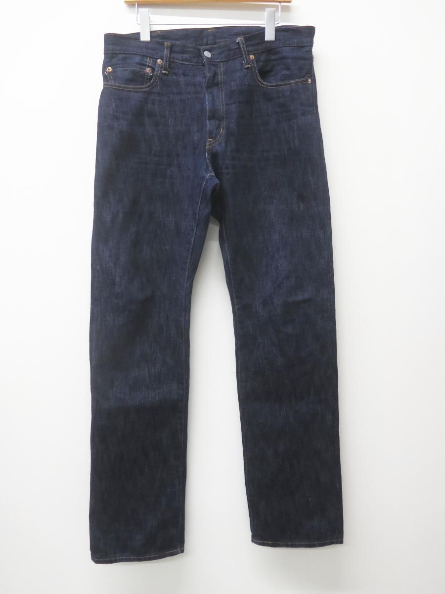 ★8808☆児島ジーンズ コジマジーンズ RNB-1000RZ 19ozスラブセルビッチ ストレートデニムパンツ　34 11,250円