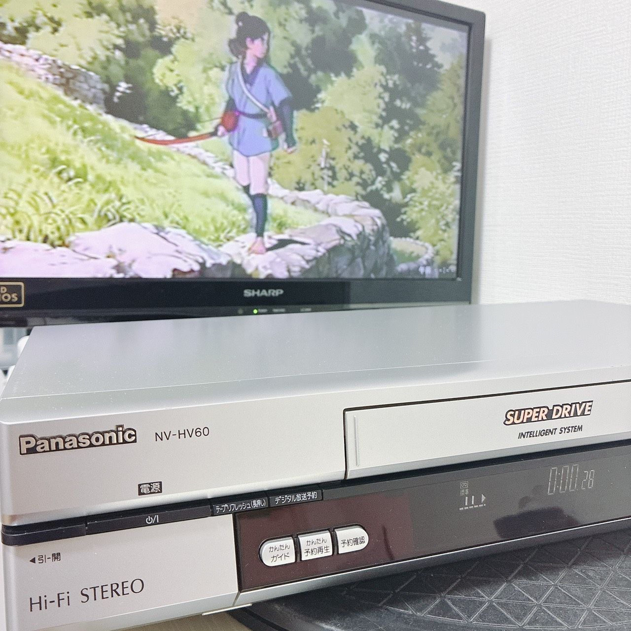 整備済・動作品】Panasonic パナソニック NV-HV60 ビデオデッキ VHS