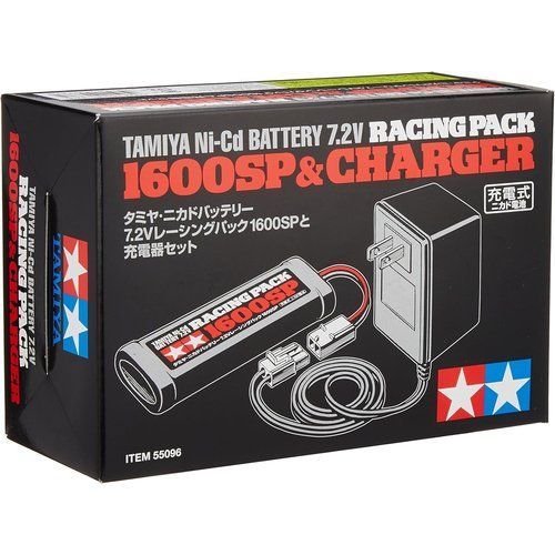 タミヤ TAMIYA 7.2Vレーシングパック1600SPと充電器セット 55096