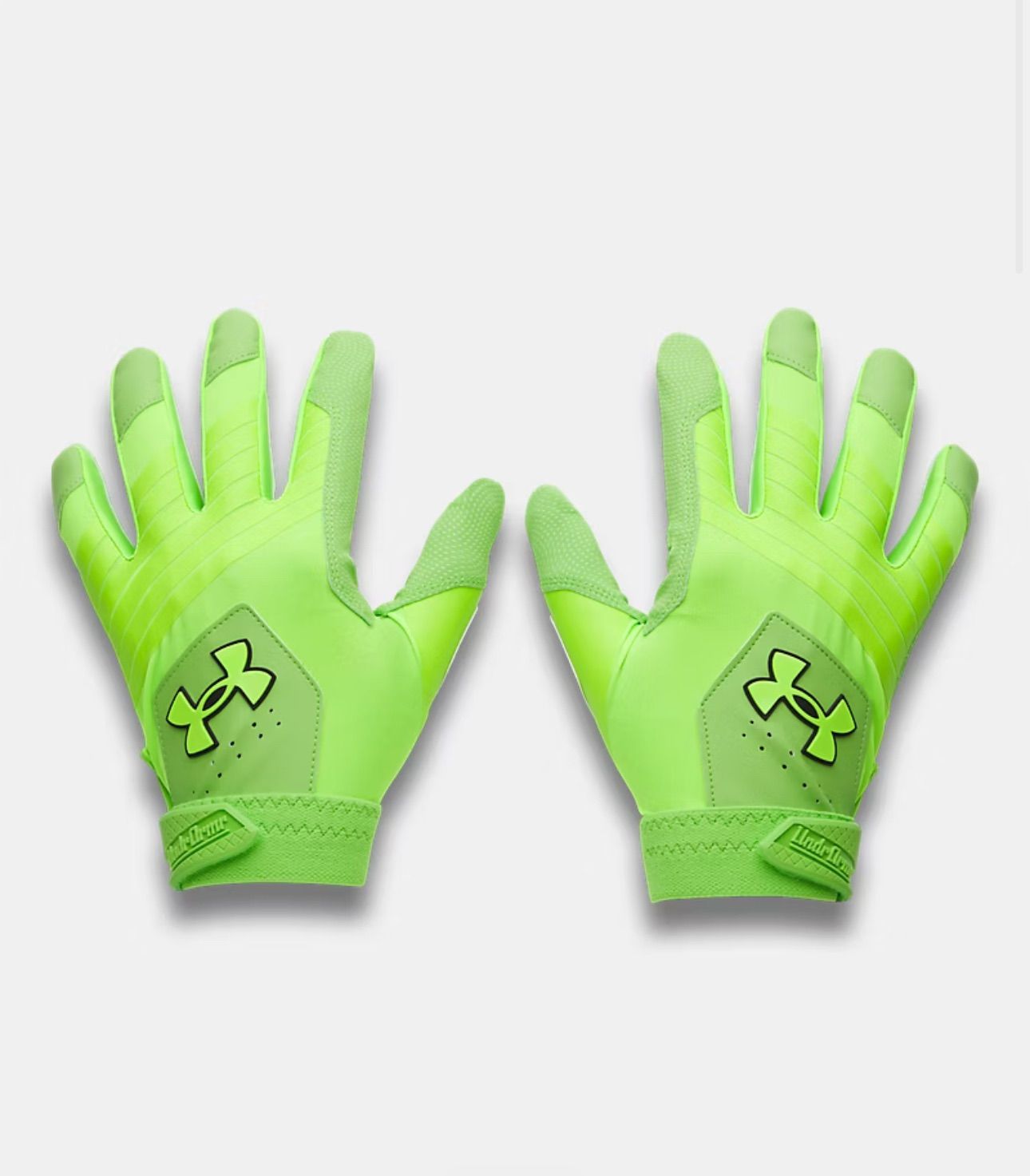 アンダーアーマー/UNDER ARMOUR UA Clean Up Cyber Green / Hyper Green バッティンググローブ 両手用 野球 UA 打撃用 手袋 新品