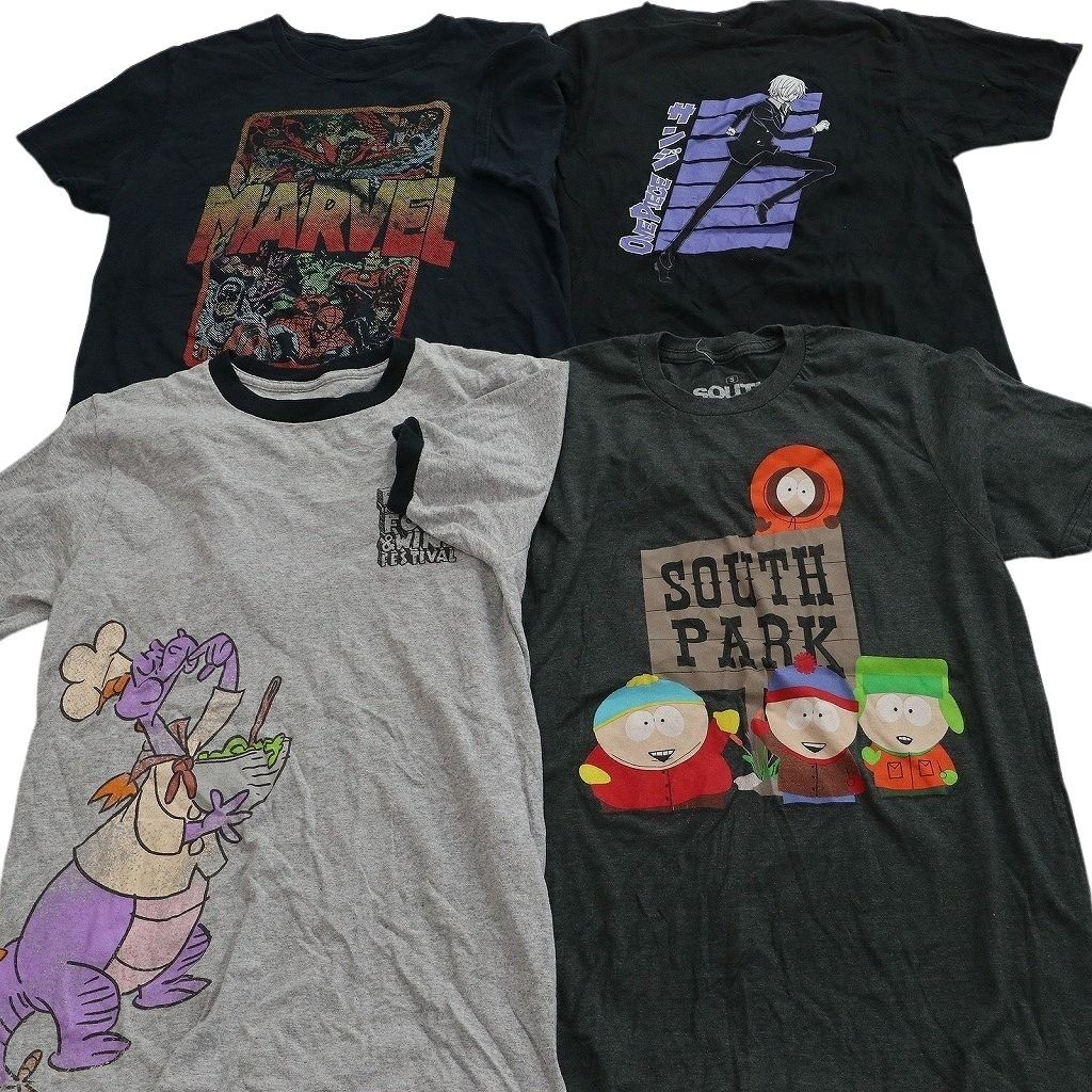 古着卸 まとめ売り キャラクター Tシャツ 16枚セット ( メンズ S