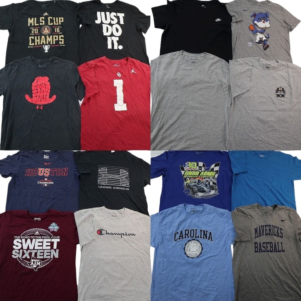 古着卸 まとめ売り ブランドMIX Tシャツ 16枚セット ( メンズ L ) NIKE