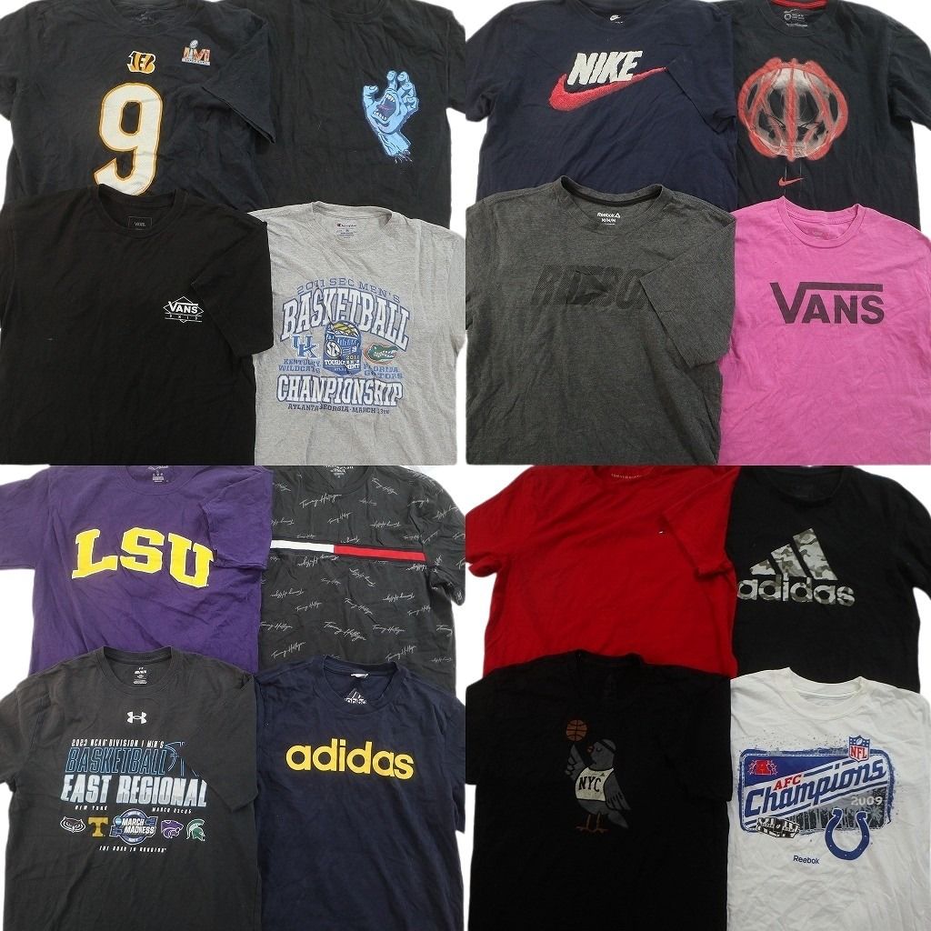 古着卸 まとめ売り ブランドMIX Tシャツ 16枚セット ( メンズ M ) NIKE
