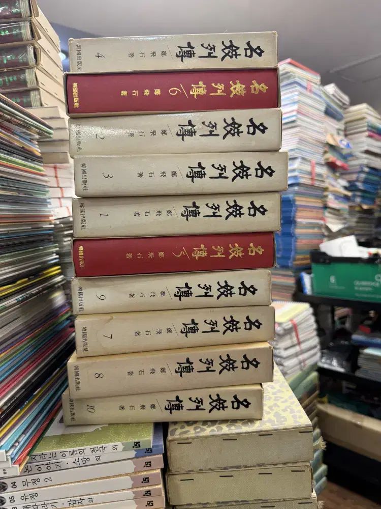 名機列伝 韓国出版사 10巻 セット 東洋美術史 中古本