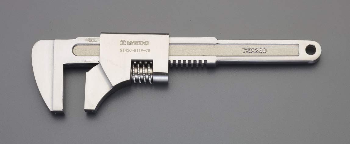 新品 エスコ(Esco) 250mm/0-62mm モーターレンチ(ｽﾃﾝﾚｽ製) EA530BS-11