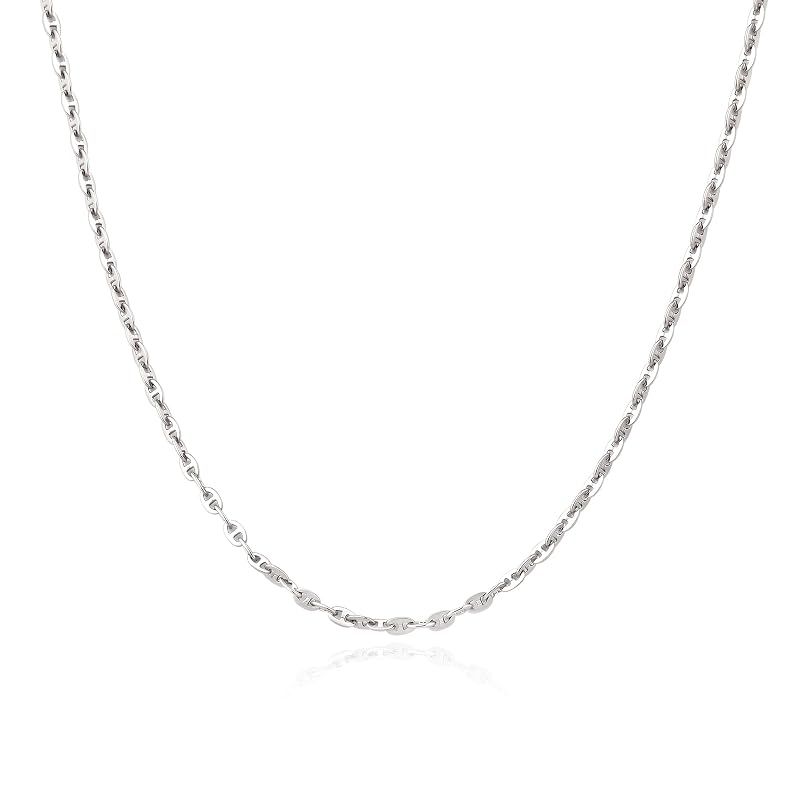 ARSIS ネックレス レディース ビットモチーフ シンプルチェーン プラチナコーティング プラチナ色 47cm調節可 金属アレルギー対応 女性 ジュエリー プレゼント オリジナルデザイン バレンタイン ホワイトデー お返し 入学式 卒業式 母の日 クリスマス 7,272円