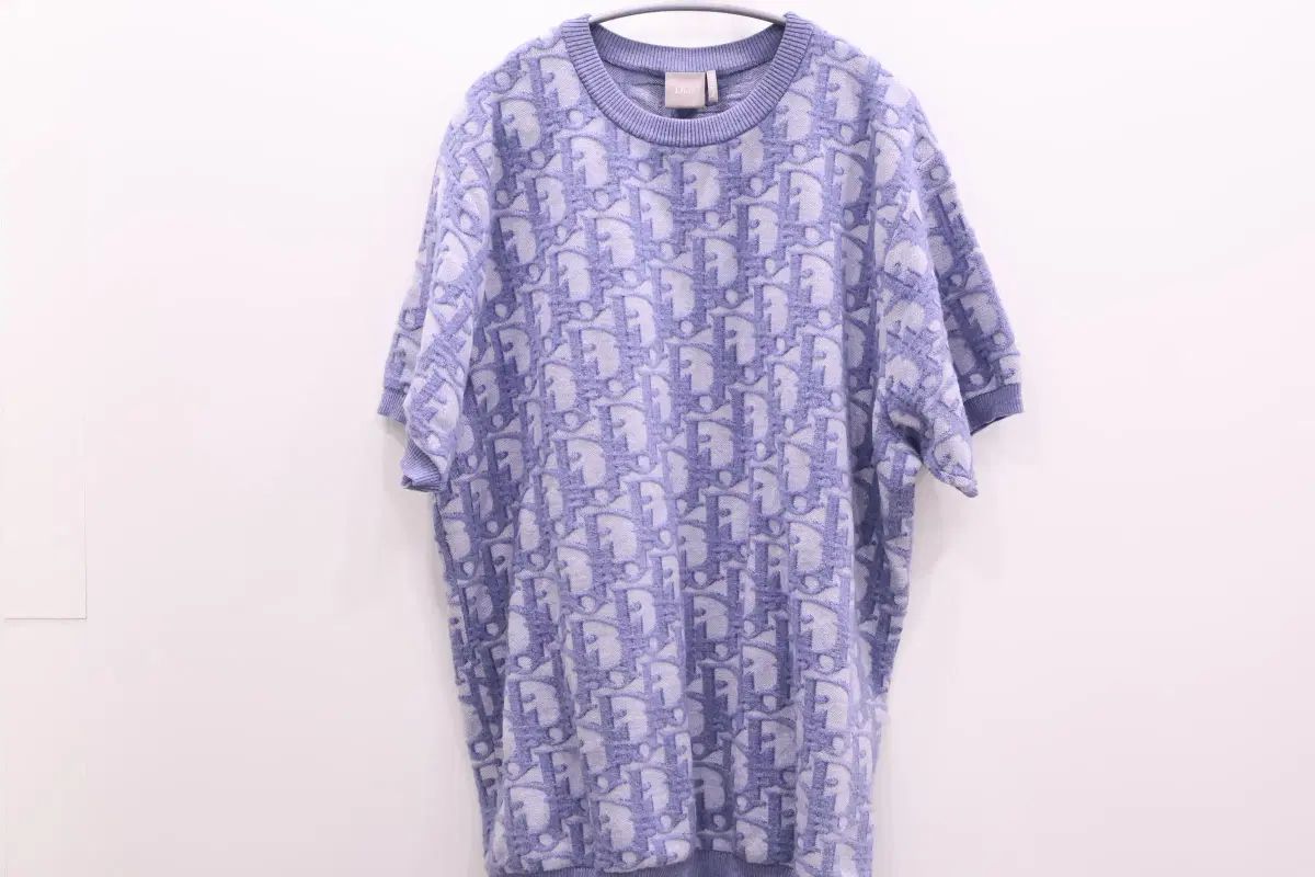 ディオール オブリーク ジャカード 半袖 ニット Tシャツ 693M619A7040 デパート