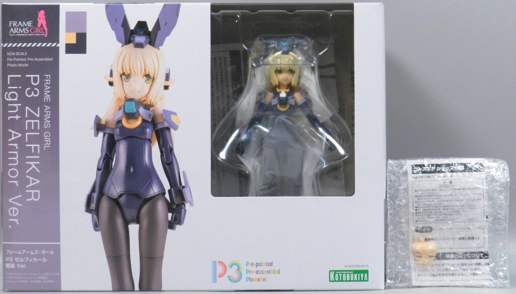 コトブキヤ P3 フレームアームズ・ガール ゼルフィカール 軽装 Ver. 特典：塗装済み顔パーツ付