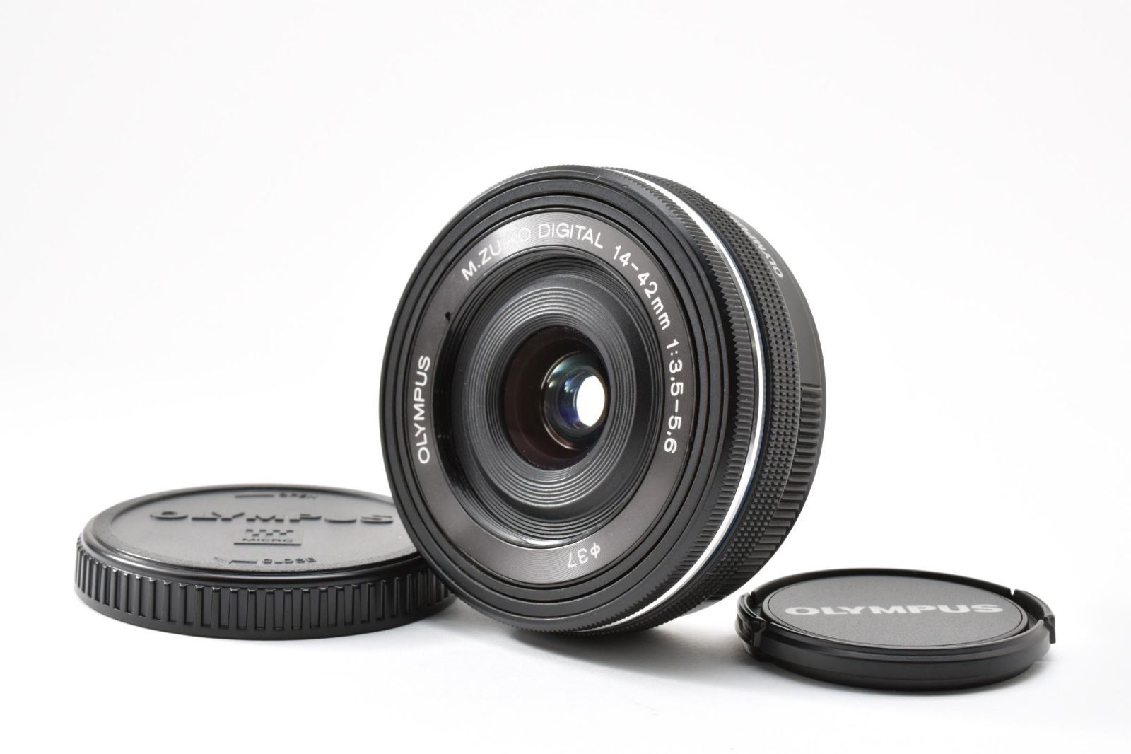★極上品★ オリンパス OLYMPUS M.ZUIKO DIGITAL ED 14-42mm F3.5-5.6 EZ ブラック ARYME6409 #330