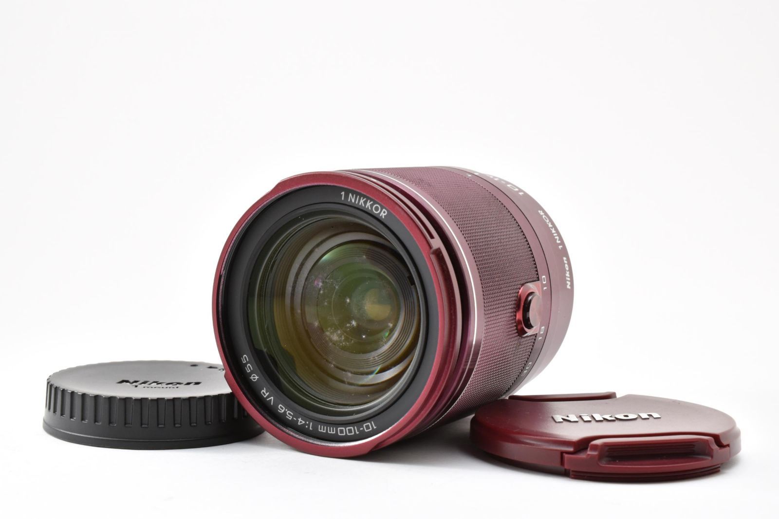 ★現状動作品★ ニコン Nikon 1 NIKKOR VR 10-100mm F4-5.6 レッド RYM6415 #540