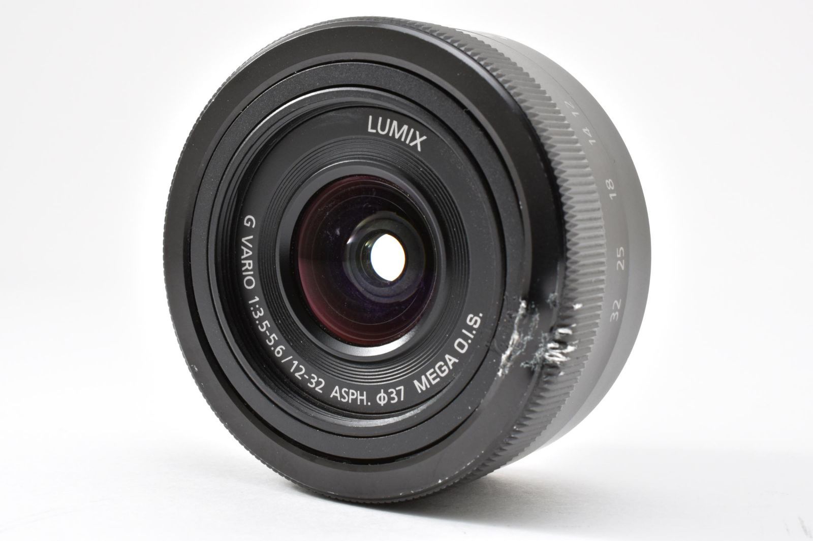 ★実用品★ パナソニック PANASONIC LUMIX G VARIO 12-32mm F3.5-5.6 ASPH. MEGA O.I.S. H-FS12032 ブラック RYM6499 #550