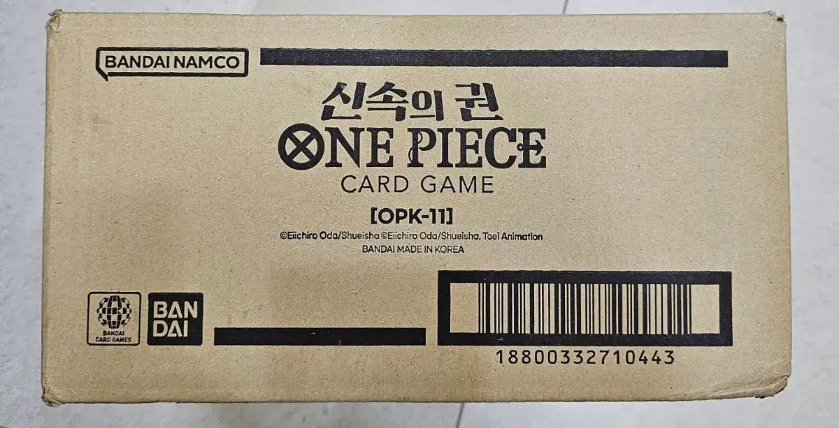 ONE PIECE 11タン 신속の巻 未開封 carton