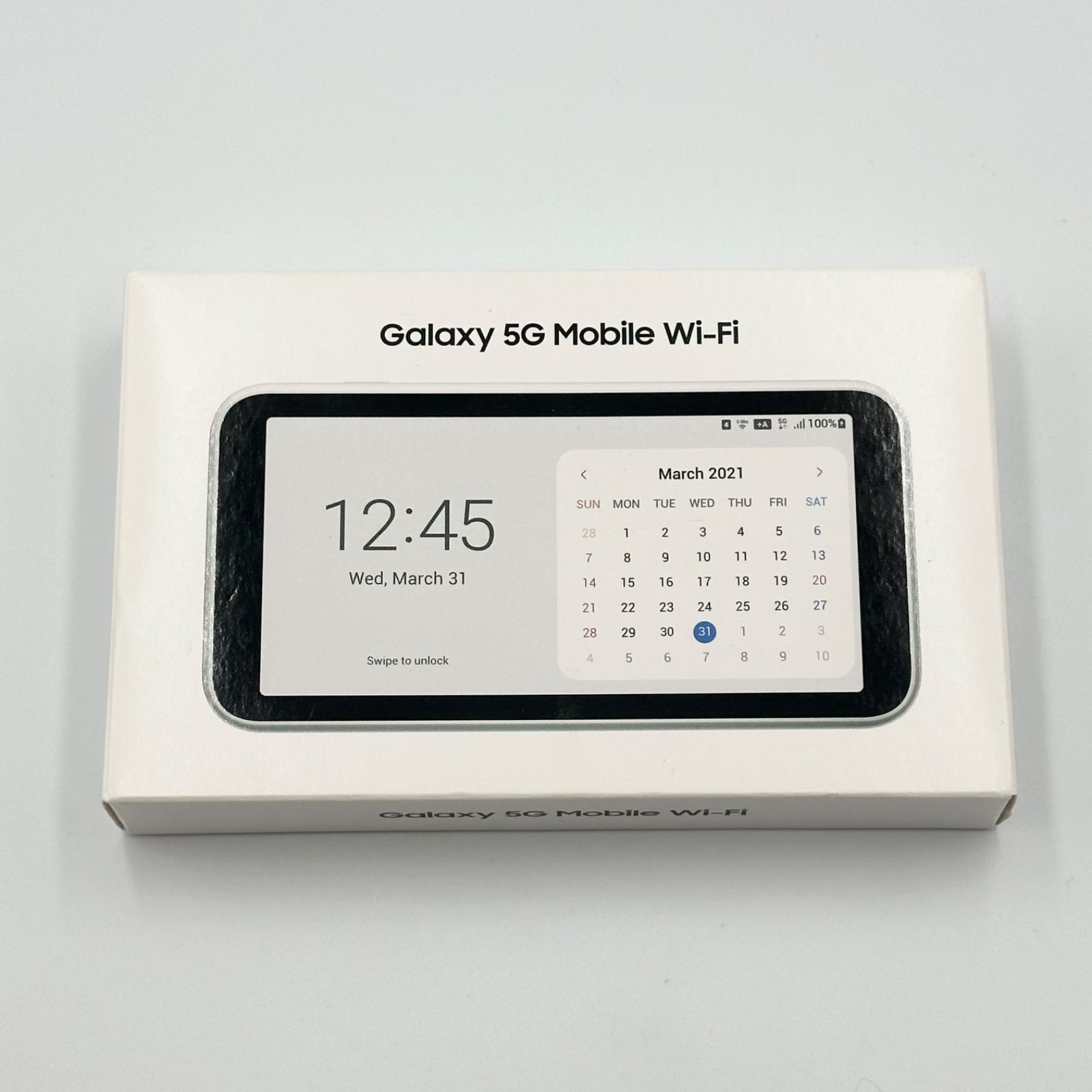 美品 Galaxy 5G Mobile Wi-Fi SCR01 ホワイト 24H発送 - メルカリ