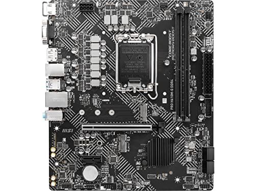 MSI PRO H610M-G DDR4 マザーボード Micro-ATX [Intel H610チップセット搭載] 第12世代CPU(LGA1700)対応 MB5701 ブラックJu