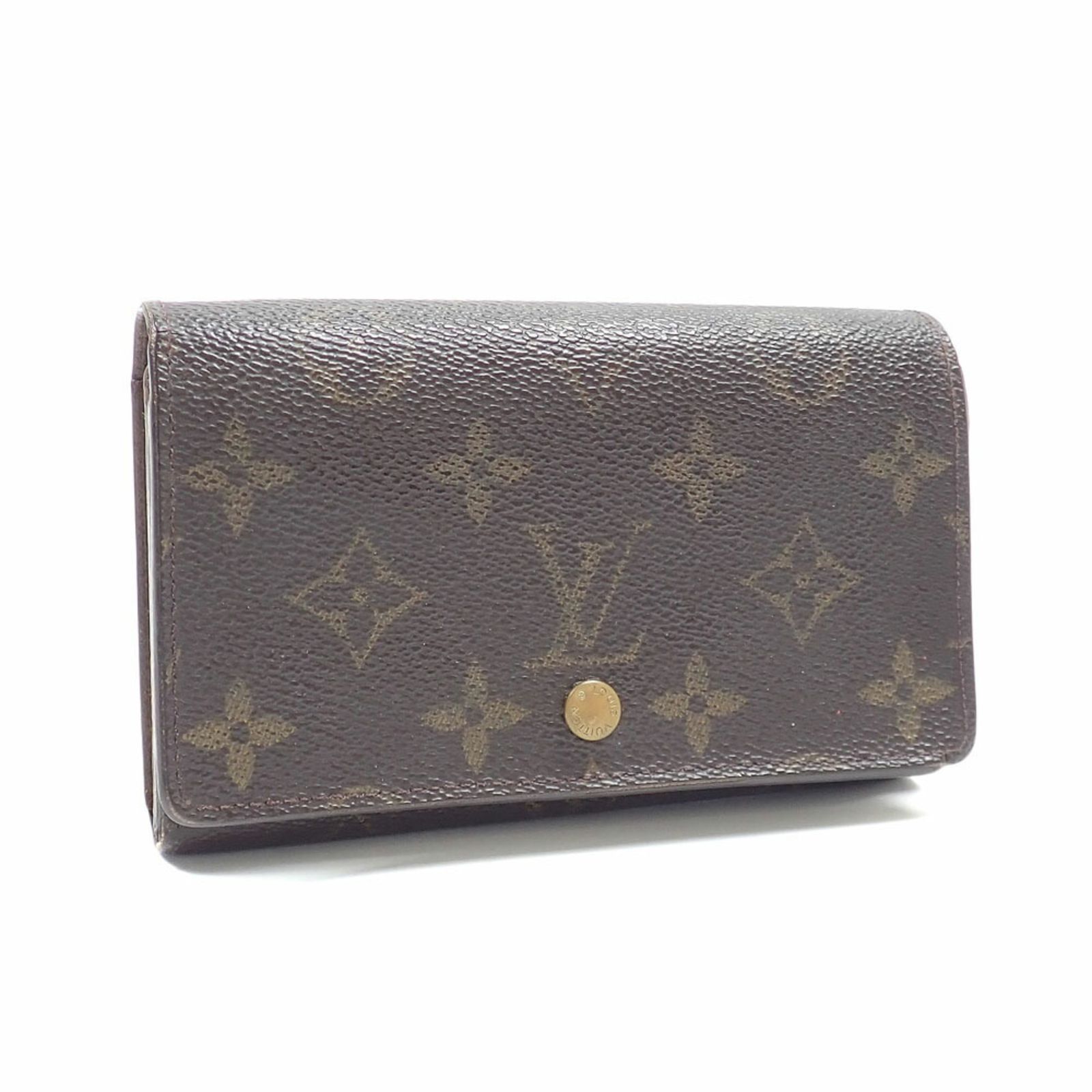 ルイ・ヴィトン(Louis Vuitton) ルイ・ヴィトン 二つ折り 財布 モノグラム ポルト モネ ビエ トレゾール レディース M61730