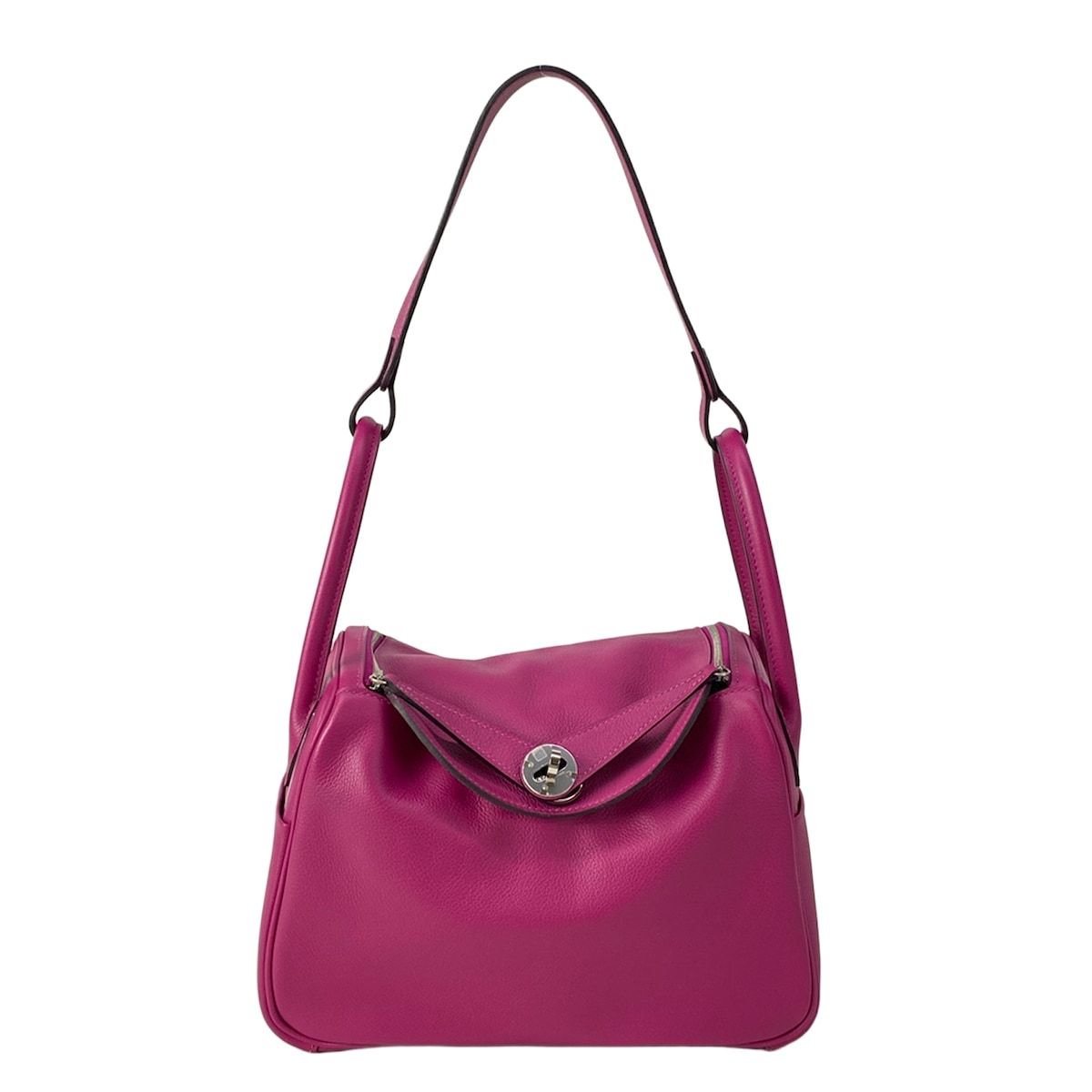 HERMES(エルメス) ショルダーバッグ リンディ26 ローズパープル シルバー金具