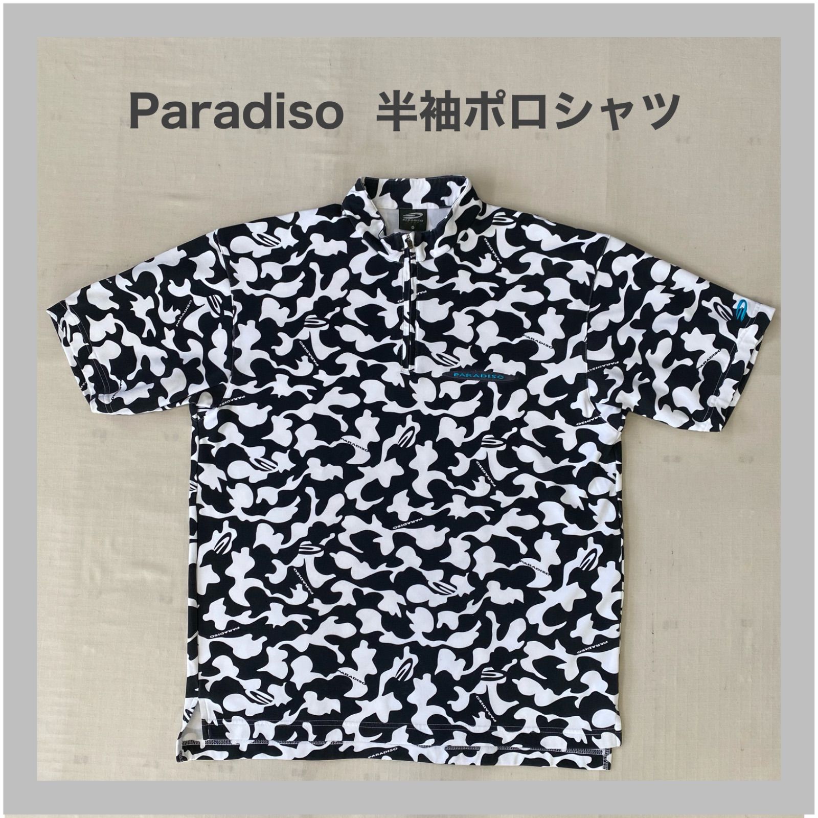Paradiso パラディーゾ GOLF ゴルフ ゴルフウェア ハーフジップ 半袖