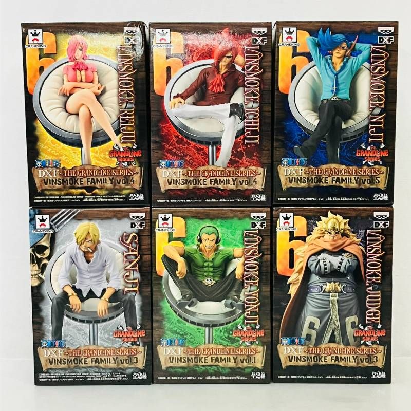 【まとめ】 ワンピース DXF ヴィンスモーク ファミリー 6体 セット / イチジ ニジ サンジ ヨンジ レイジュ ジャッジ ONE PIECE VINSMOKE