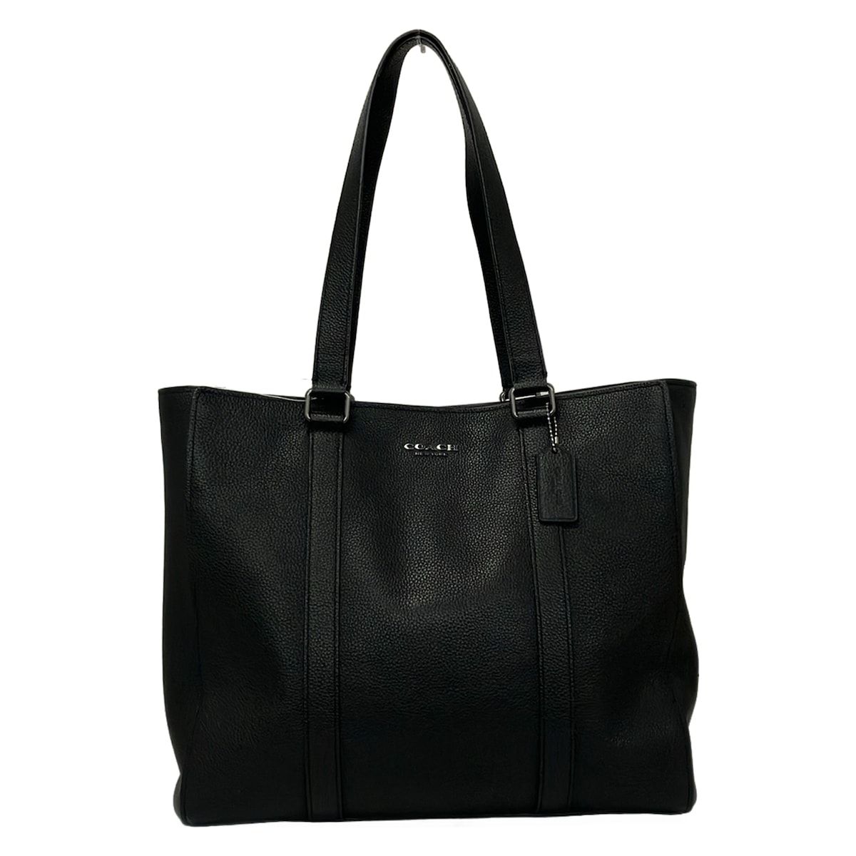 COACH(コーチ) トートバッグ ハドソン ダブル ハンドル トート C8157 黒 2way レザー