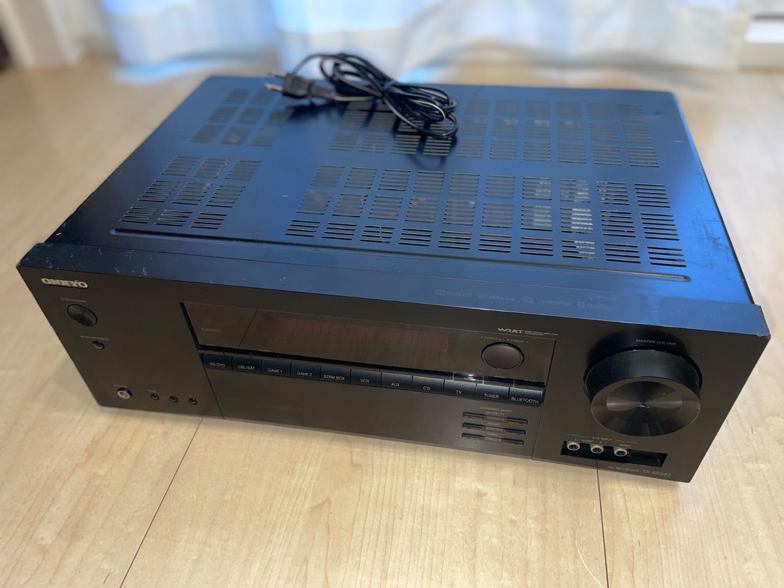 良品・高音質】ONKYO TX-SR343 AVアンプ オンキョー オーディオ _311
