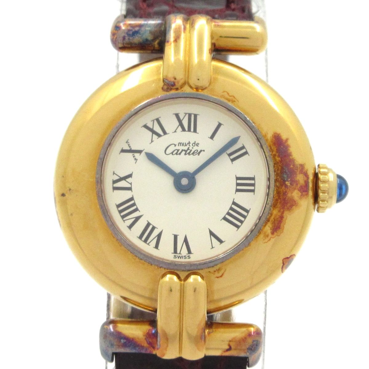 Cartier(カルティエ) 腕時計 マストコリゼヴェルメイユ W1000653 レディース 925/革ベルト アイボリー