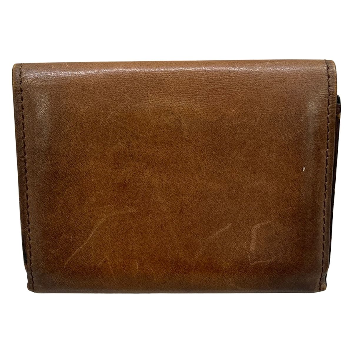 berluti(ベルルッティ) カードケース カリグラフィ ブラウン レザー