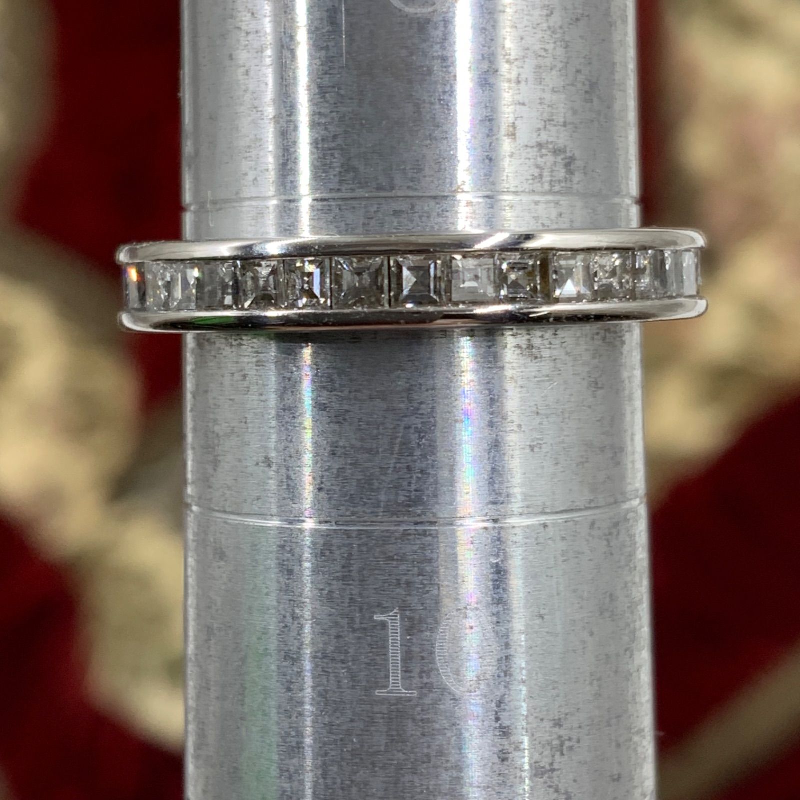 セイコージュエリー pt900 フルエタニティリング 4.5g 1ct 約9号