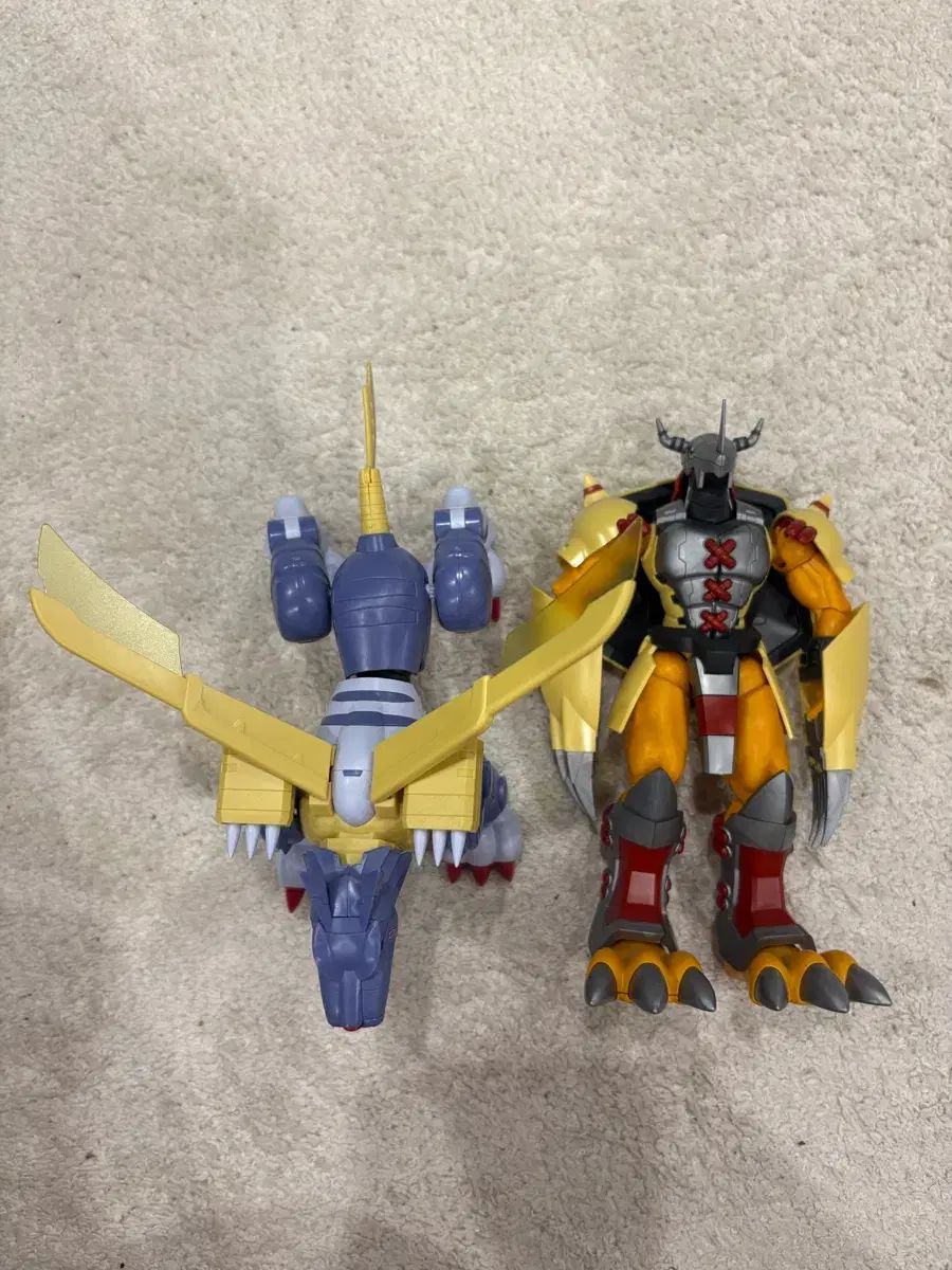バンダイ デジタルモンスター ウォーグレイモン メタルガルルモン アクション フィギュア