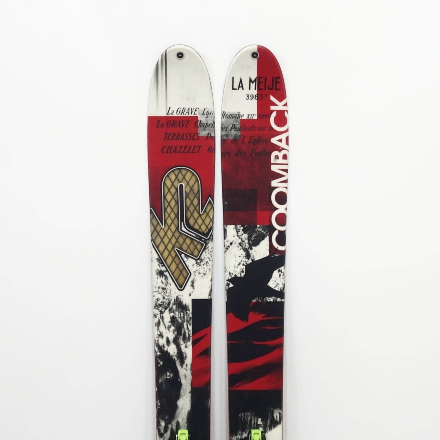 K2 テレマーク スキー クンバック COOMBACK 104 180cm ビン - メルカリ
