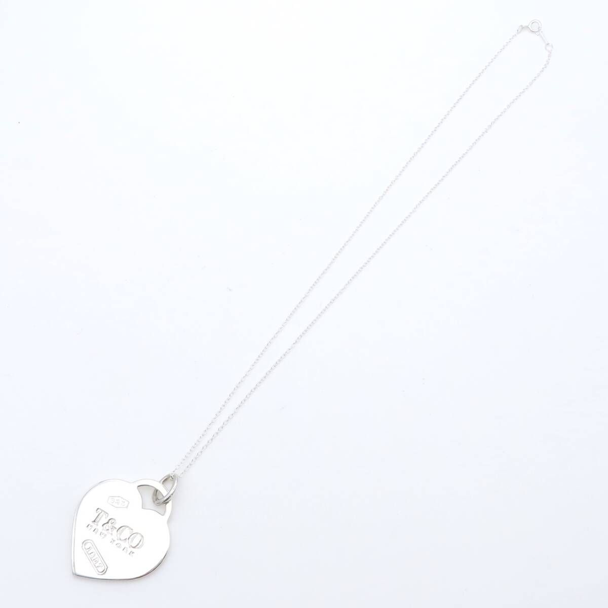 極希少 美品 Tiffany&Co. ティファニー ラージ ハート 1837 シルバー 