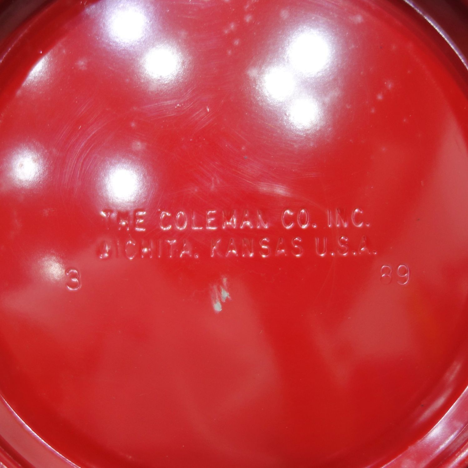 コールマン Coleman ランタン 286A 89年3月 ワンマントル 赤ラン
