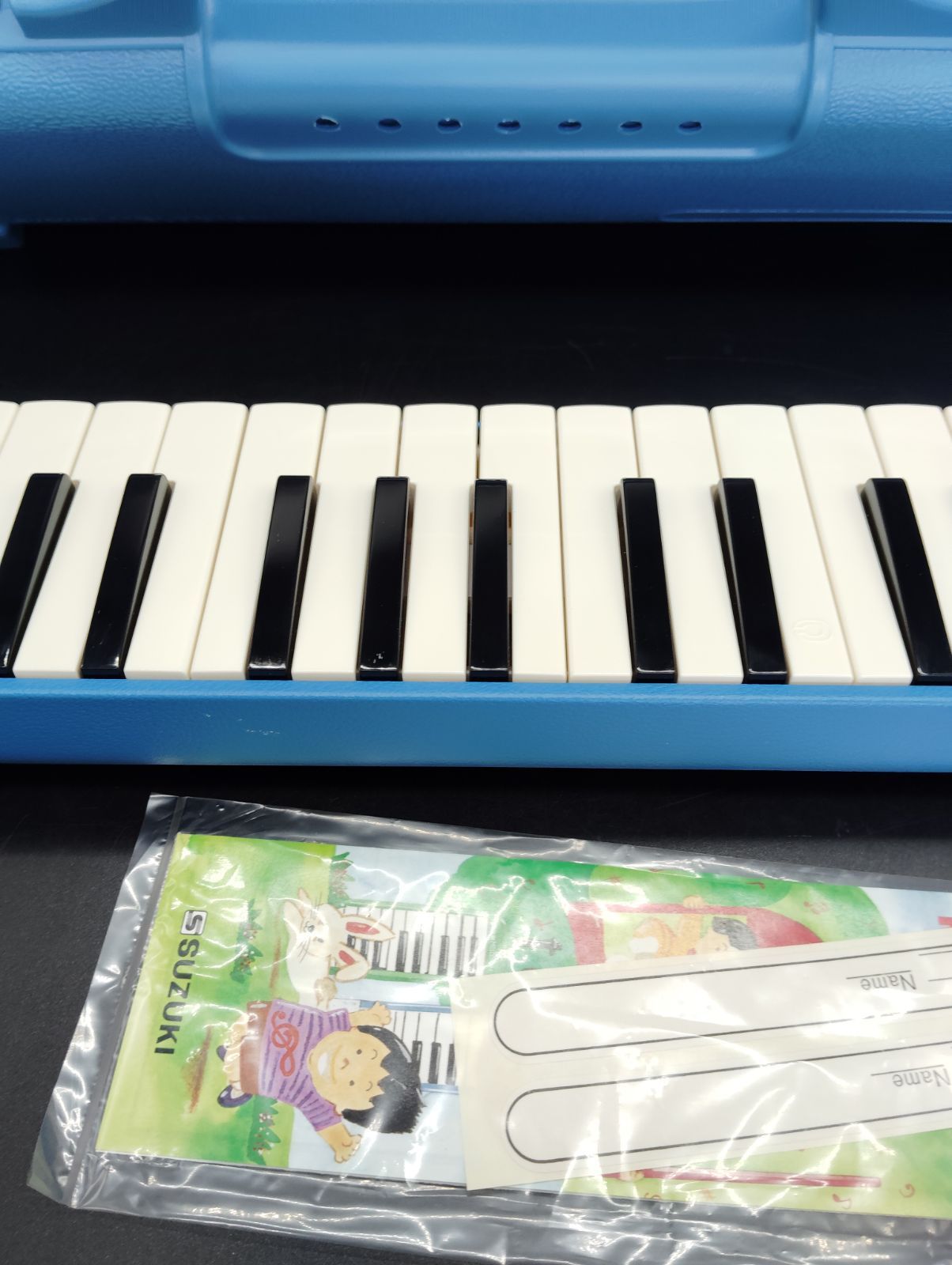 スズキ メロディオン M-32C 鍵盤ハーモニカ アルト 32鍵盤 ブルー 青