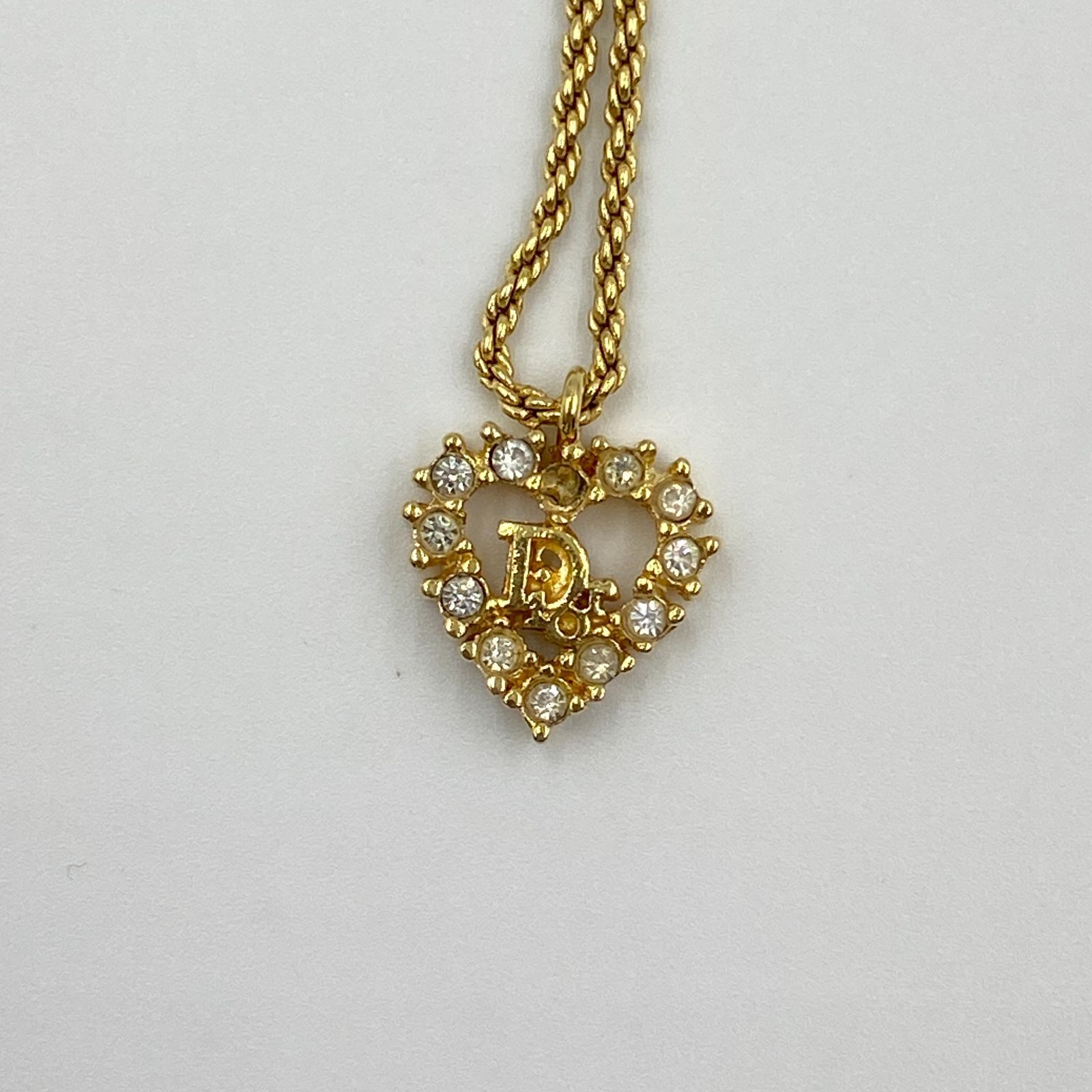 Christian Dior ディオール ネックレス ゴールド ハート