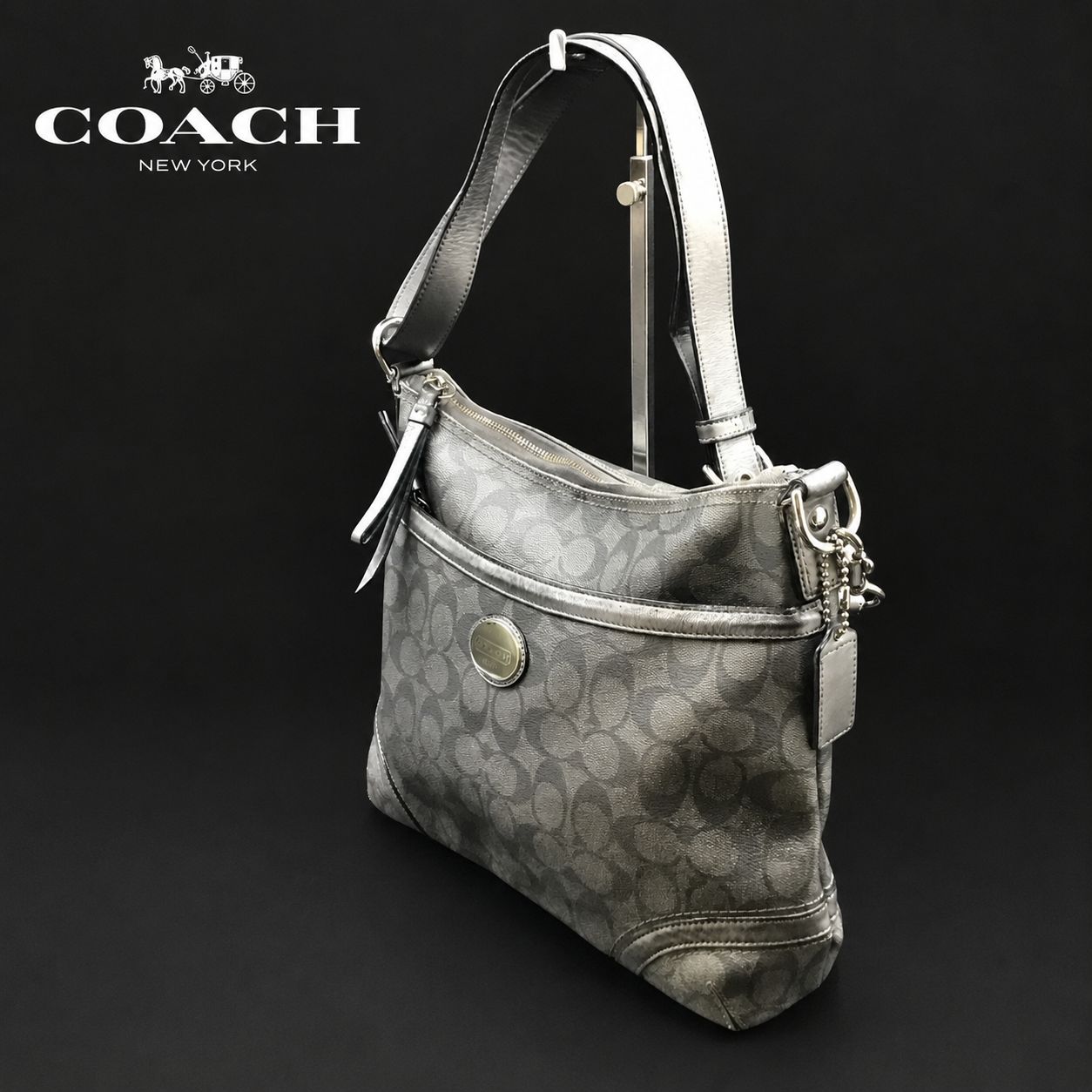 COACH コーチ シグネチャー ショルダーバッグ ワンショルダー 肩掛け 