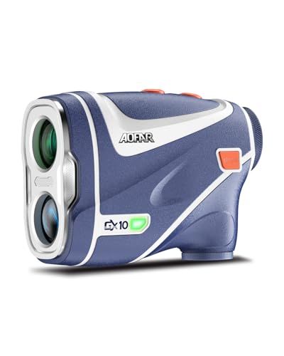 【新品】AOFAR ゴルフ レーザー 距離計 GX10 専用赤色/黒色環境自動感光色調整機能 1200yd対応 どこでも吸着可能な最大N52マグネット 高低差測定ON/OFF インジケーターライト付き フラグロック機能 振動機能 連続スキャン 51f5300f
