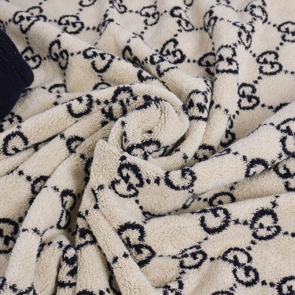 未使用 グッチ GUCCI ブレンケット テリークロス ビーチタオル GG柄 パ