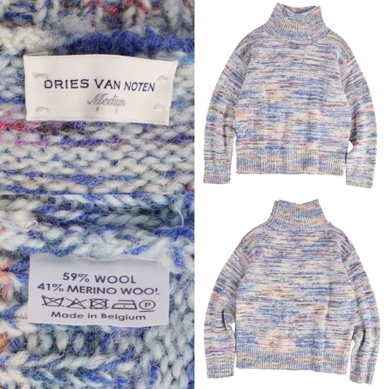 ドリスヴァンノッテン　19aw ノルディックニット　m 美品 ドリスヴァンノッテン DRIES VAN NOTEN ニット 19AW T - メルカリ
